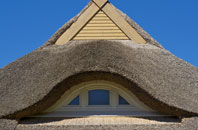 Broadgrass Green thatch roofing